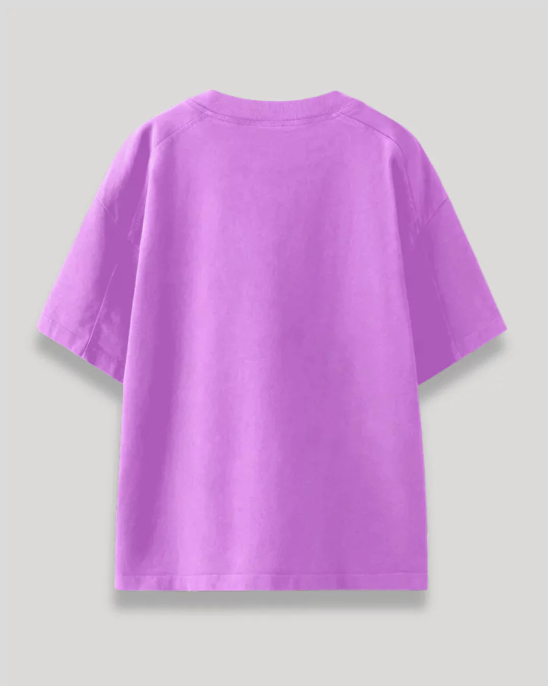 Lilac Plain Oversized T-Shirt