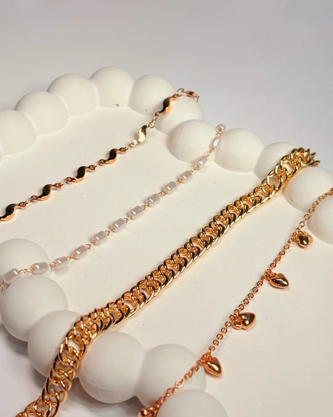 Minimal 4 Stack Bracelet