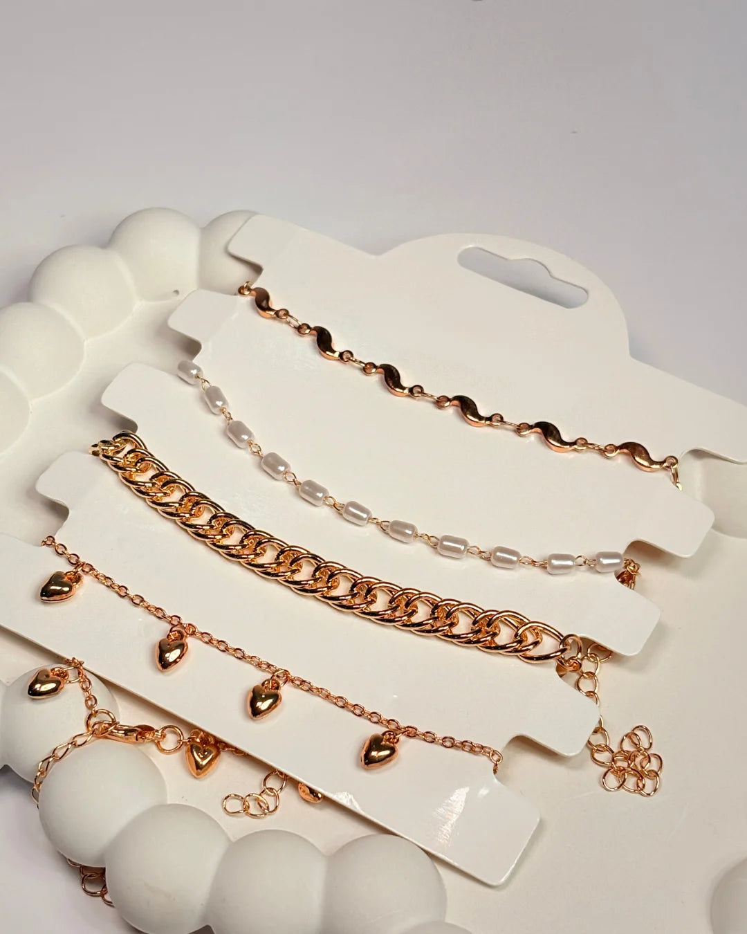 Minimal 4 Stack Bracelet