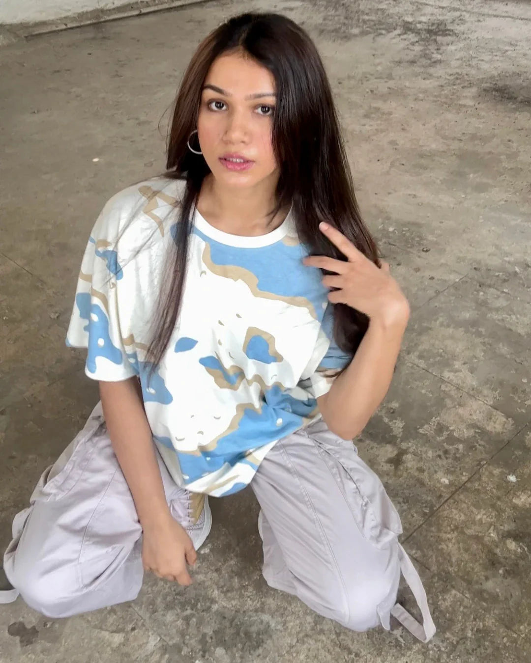 Wavy Oversized T-Shirt