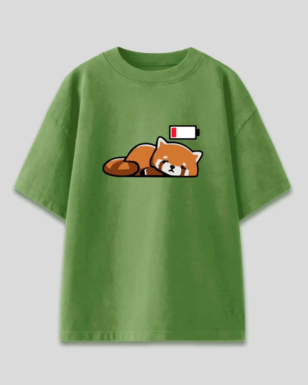 Sleepy Fox Oversized T-Shirt