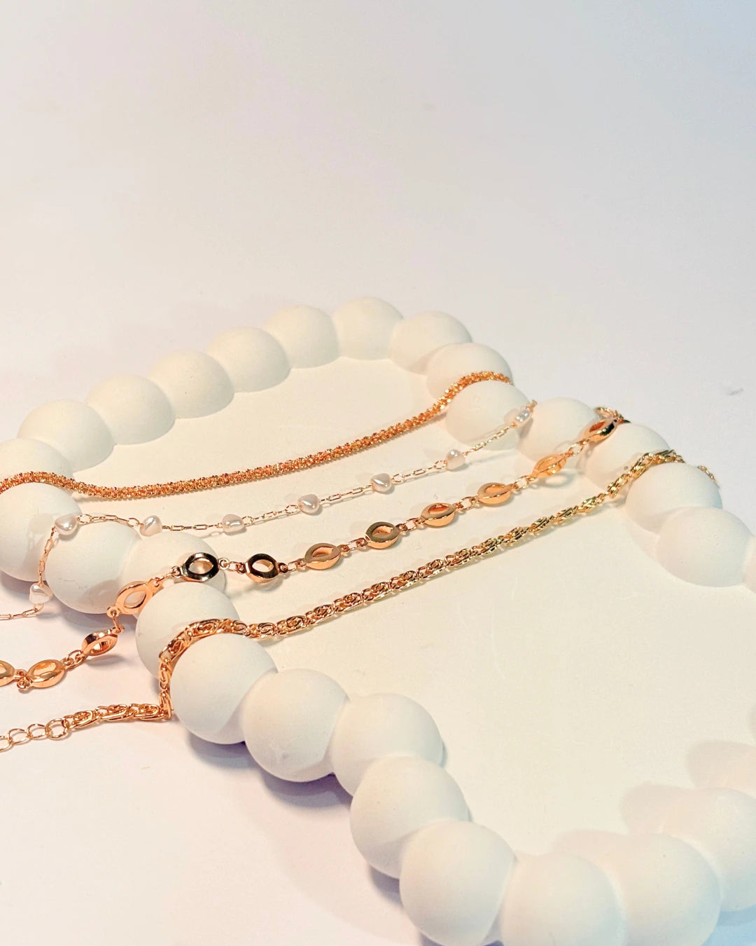 Oval 4 Stack Bracelet