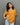 Mustard Plain V-Neck Oversized T-Shirt