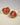 Red Heart Confetti Studs