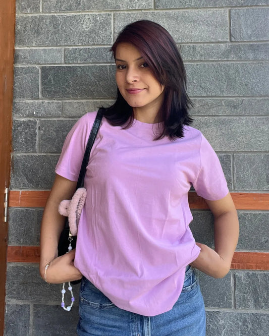Lilac Plain T-Shirt