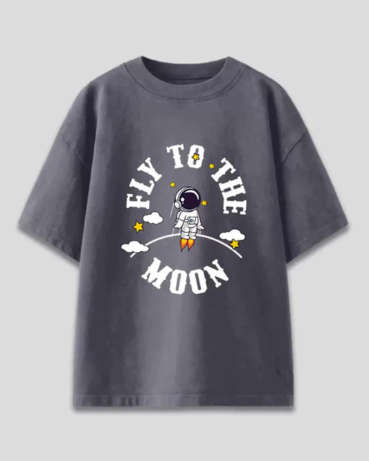 Fly To The Moon Oversized T-Shirt