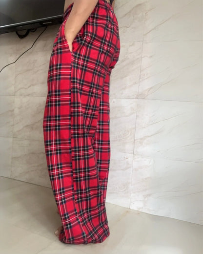 Plaid Red Pajama