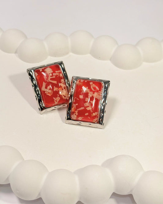 Sunset Box Flakes Studs