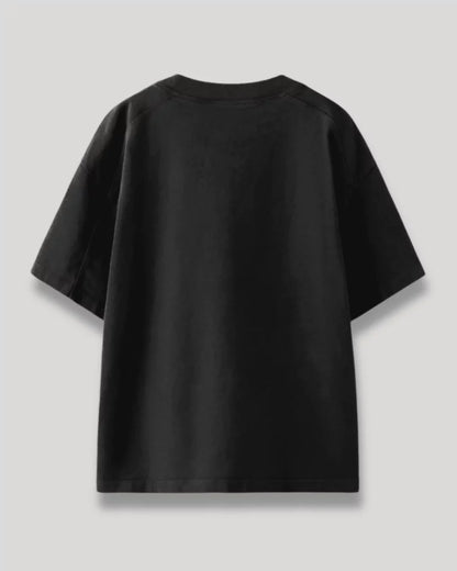 Black Plain Oversized T-Shirt