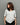 Grey Melange Plain V-Neck Oversized T-Shirt