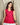 Pink Leheriya High Low Kurti