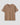 Camel Plain V-Neck Oversize T-Shirt