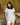Flat White Cotton Shorts Set