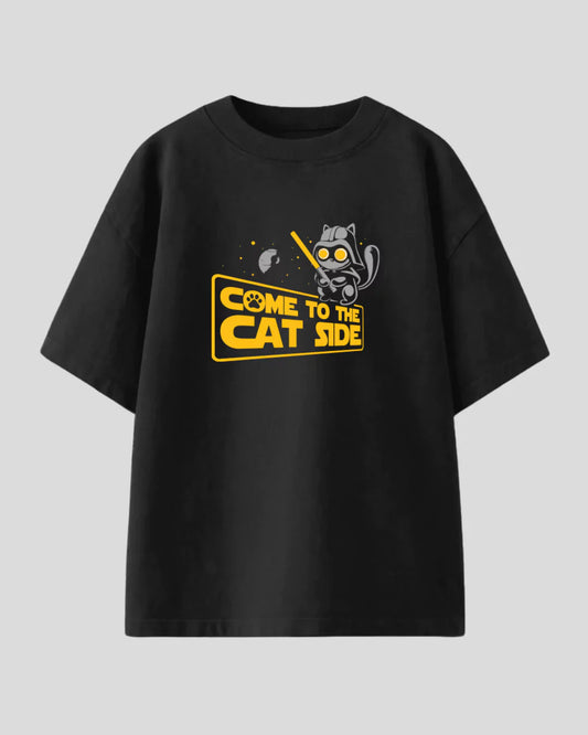 Cat Side Oversized T-shirt