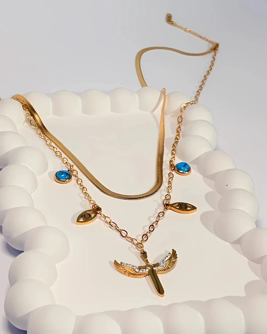 Blue Angel Necklace