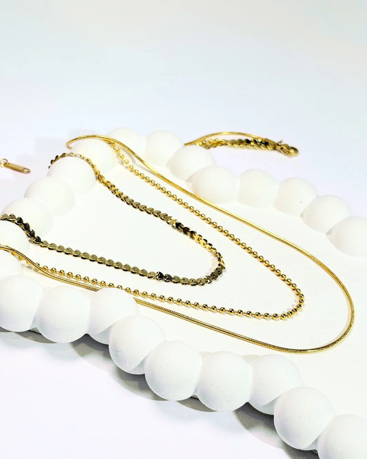 3 Chain Stack Necklace