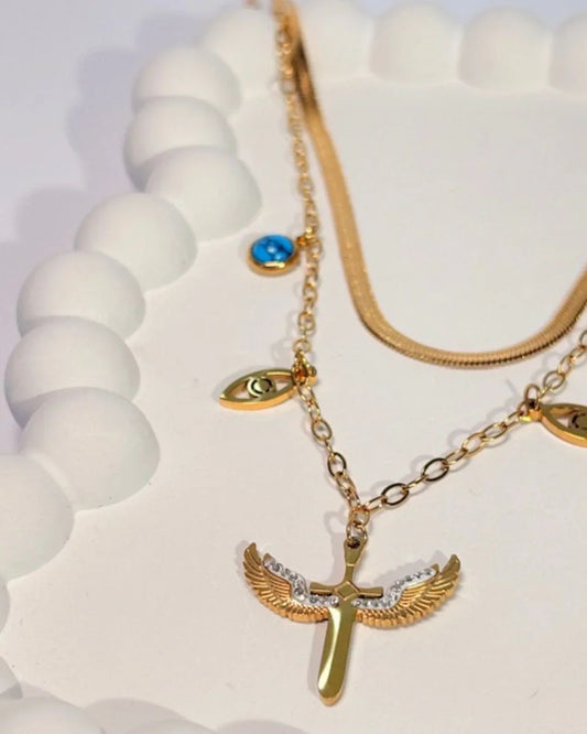 Blue Angel Necklace