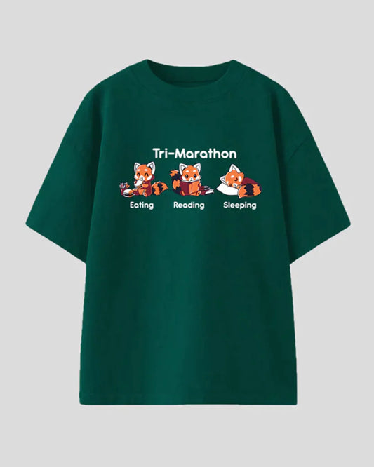Tri Marathon Oversized T-Shirt