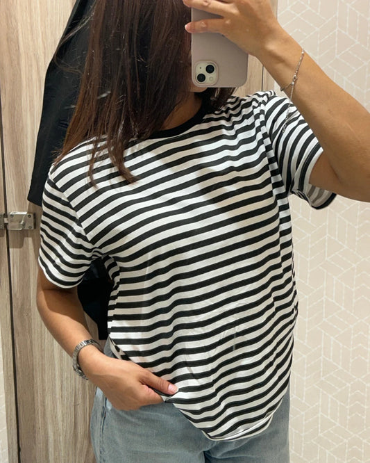B&W Strip T-Shirt